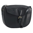 LOUIS VUITTON Epi Jeune Fille MM Shoulder Bag Black M52152 LV Auth ARZ104-1