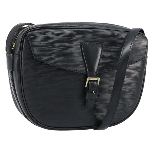 LOUIS VUITTON Epi Jeune Fille MM Shoulder Bag Black M52152 LV Auth ARZ104