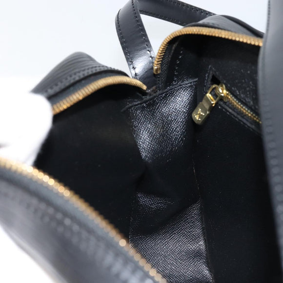 LOUIS VUITTON Epi Jeune Fille MM Shoulder Bag Black M52152 LV Auth ARZ104