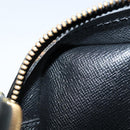 LOUIS VUITTON Epi Jeune Fille MM Shoulder Bag Black M52152 LV Auth ARZ104-12