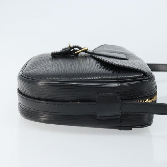 LOUIS VUITTON Epi Jeune Fille MM Shoulder Bag Black M52152 LV Auth ARZ104