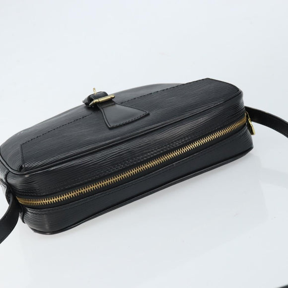 LOUIS VUITTON Epi Jeune Fille MM Shoulder Bag Black M52152 LV Auth ARZ104