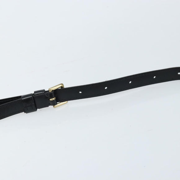 LOUIS VUITTON Epi Jeune Fille MM Shoulder Bag Black M52152 LV Auth ARZ104