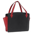 LOUIS VUITTON Epi Bicolor Varenne Hand Bag Black Red M52387 LV Auth ARZ106-1