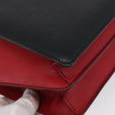 LOUIS VUITTON Epi Bicolor Varenne Hand Bag Black Red M52387 LV Auth ARZ106-16