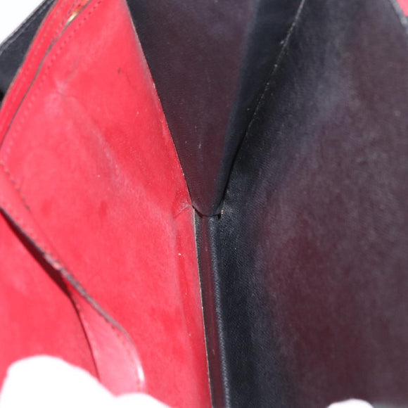 LOUIS VUITTON Epi Bicolor Varenne Hand Bag Black Red M52387 LV Auth ARZ106