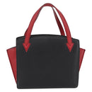 LOUIS VUITTON Epi Bicolor Varenne Hand Bag Black Red M52387 LV Auth ARZ106-2
