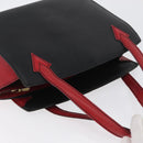 LOUIS VUITTON Epi Bicolor Varenne Hand Bag Black Red M52387 LV Auth ARZ106-6