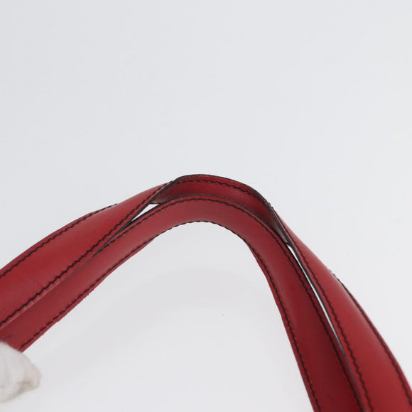 LOUIS VUITTON Epi Bicolor Varenne Hand Bag Black Red M52387 LV Auth ARZ106