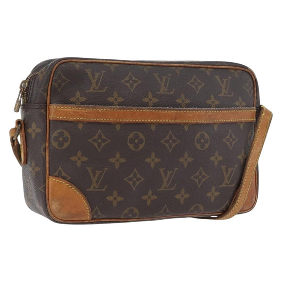 LOUIS VUITTON Monogram Trocadero 27 Schoudertas M51274 LV Auth ARZ107