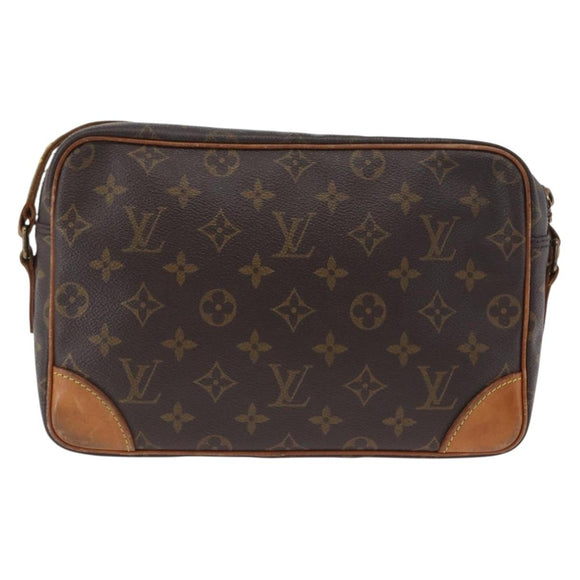 LOUIS VUITTON Monogram Trocadero 27 Schoudertas M51274 LV Auth ARZ107