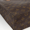 LOUIS VUITTON Monogram Sac Plat Hand Bag M51140 LV Auth ARZ108-14