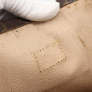 LOUIS VUITTON Monogram Sac Plat Hand Bag M51140 LV Auth ARZ108-10