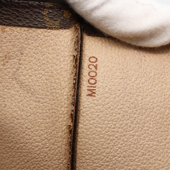 LOUIS VUITTON Monogram Sac Plat Hand Bag M51140 LV Auth ARZ108