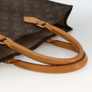 LOUIS VUITTON Monogram Sac Plat Hand Bag M51140 LV Auth ARZ108-7