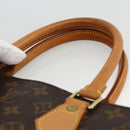 LOUIS VUITTON Monogram Sac Plat Hand Bag M51140 LV Auth ARZ108-8