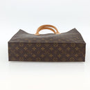 LOUIS VUITTON Monogram Sac Plat Hand Bag M51140 LV Auth ARZ108-5