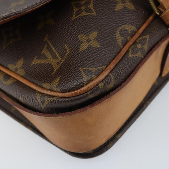 LOUIS VUITTON Monogram Cartouchiere MM Shoulder Bag M51253 LV Auth ARZ112