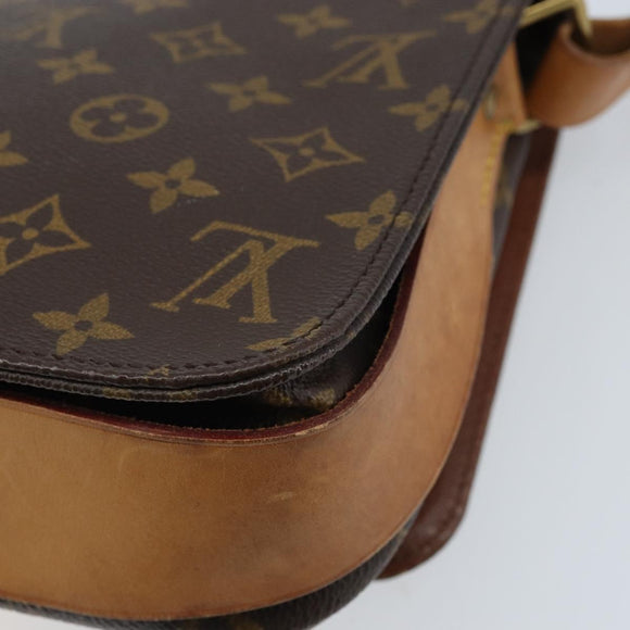 LOUIS VUITTON Monogram Cartouchiere MM Shoulder Bag M51253 LV Auth ARZ112