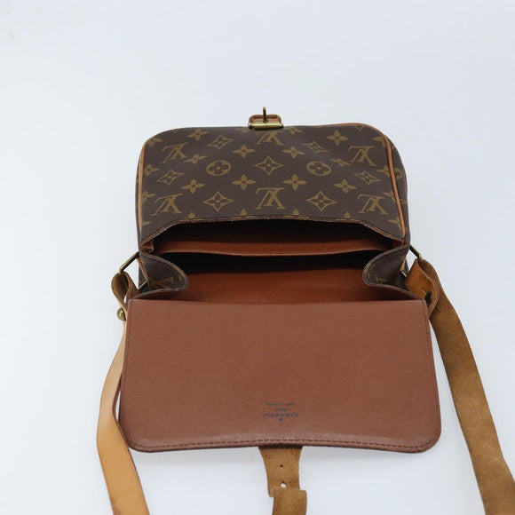 LOUIS VUITTON Monogram Cartouchiere MM Shoulder Bag M51253 LV Auth ARZ112