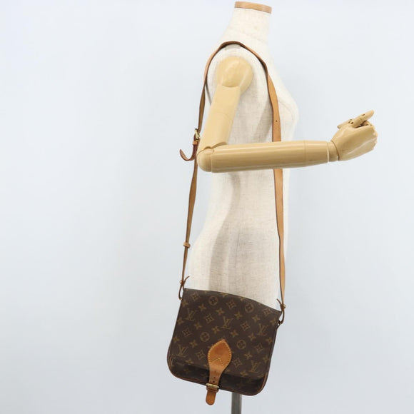 LOUIS VUITTON Monogram Cartouchiere MM Shoulder Bag M51253 LV Auth ARZ112