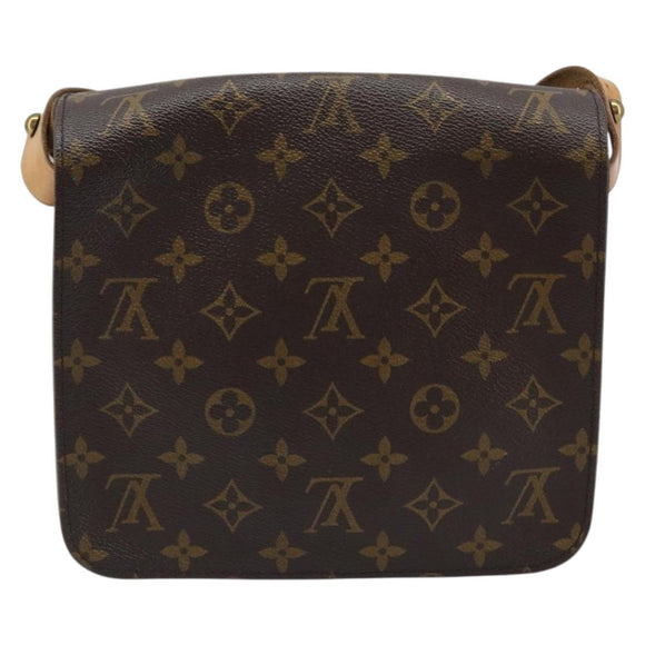 LOUIS VUITTON Monogram Cartouchiere MM Shoulder Bag M51253 LV Auth ARZ112