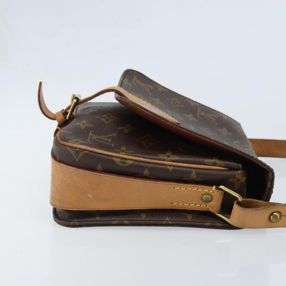 LOUIS VUITTON Monogram Cartouchiere MM Shoulder Bag M51253 LV Auth ARZ112