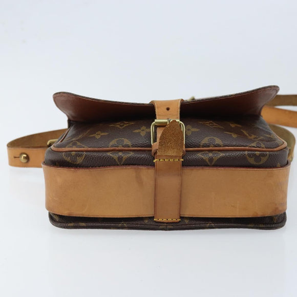 LOUIS VUITTON Monogram Cartouchiere MM Shoulder Bag M51253 LV Auth ARZ112