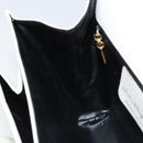 Salvatore Ferragamo Gancini Umhängetasche Leder Weiß Gold Auth ARZ115-20