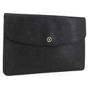 LOUIS VUITTON Epi Montaigne 27 Clutch Bag Black M52652 LV Auth ARZ117-1
