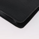 LOUIS VUITTON Epi Montaigne 27 Clutch Bag Black M52652 LV Auth ARZ117-16