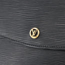 LOUIS VUITTON Epi Montaigne 27 Clutch Bag Black M52652 LV Auth ARZ117-17