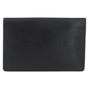 LOUIS VUITTON Epi Montaigne 27 Clutch Bag Black M52652 LV Auth ARZ117-2