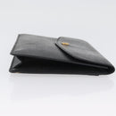 LOUIS VUITTON Epi Montaigne 27 Clutch Bag Black M52652 LV Auth ARZ117-3
