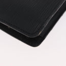 LOUIS VUITTON Epi Montaigne 27 Clutch Bag Black M52652 LV Auth ARZ117-7