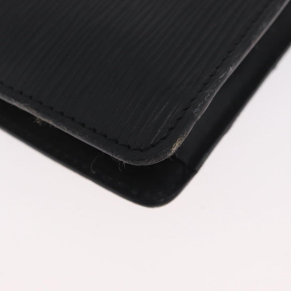 LOUIS VUITTON Epi Montaigne 27 Clutch Bag Black M52652 LV Auth ARZ117