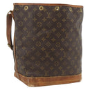 LOUIS VUITTON Monogram Noe Shoulder Bag M42224 LV Auth ARZ120-1