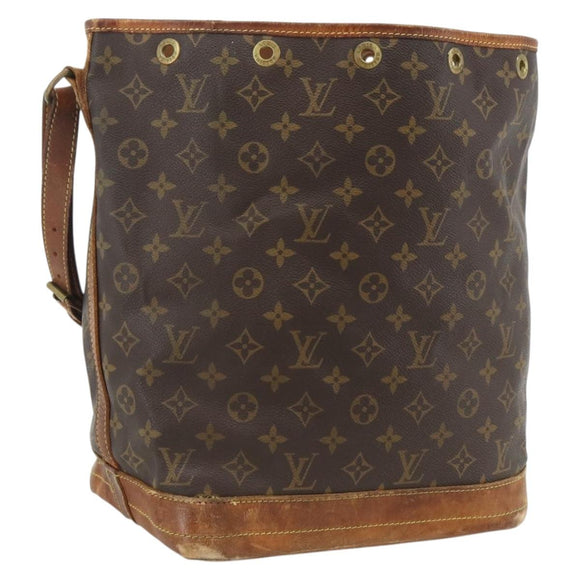 LOUIS VUITTON Monogram Noe Shoulder Bag M42224 LV Auth ARZ120