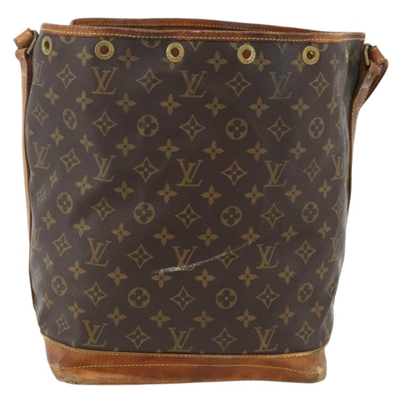 LOUIS VUITTON Monogram Noe Shoulder Bag M42224 LV Auth ARZ120