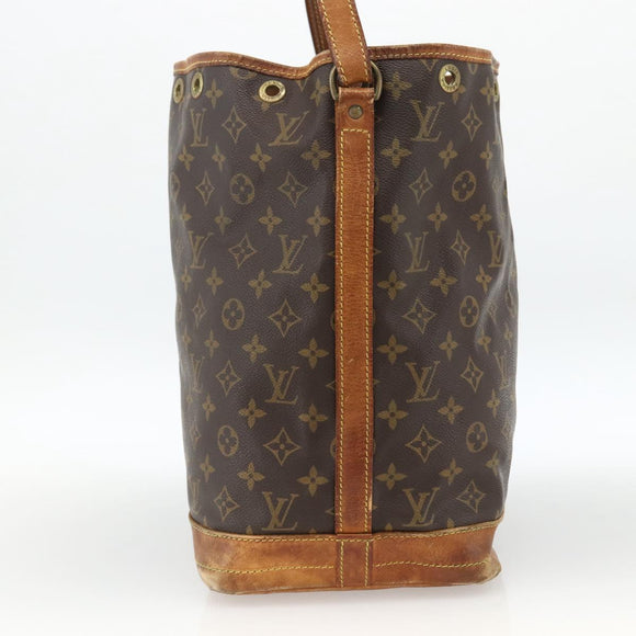 LOUIS VUITTON Monogram Noe Shoulder Bag M42224 LV Auth ARZ120