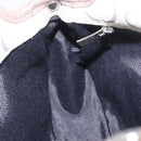 Salvatore Ferragamo Gancini Handtasche Canvas Grau Silber Auth ARZ122-20
