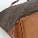LOUIS VUITTON Monogram Cabas Mezzo Tote Bag M51151 LV Auth ARZ125-16