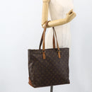 LOUIS VUITTON Monogram Cabas Mezzo Tote Bag M51151 LV Auth ARZ125-23