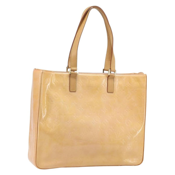 LOUIS VUITTON Monogram Vernis Columbus Tas Marshmallow Roze M91032 Auth ARZ126