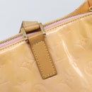 LOUIS VUITTON Monogram Vernis Columbus Tas Marshmallow Roze M91032 Auth ARZ126-14