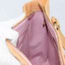 LOUIS VUITTON Monogram Vernis Columbus Tas Marshmallow Roze M91032 Auth ARZ126-19