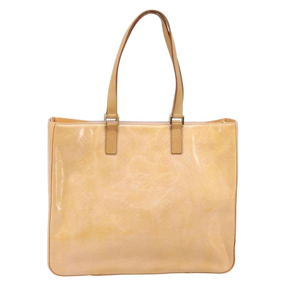 LOUIS VUITTON Monogram Vernis Columbus Tas Marshmallow Roze M91032 Auth ARZ126