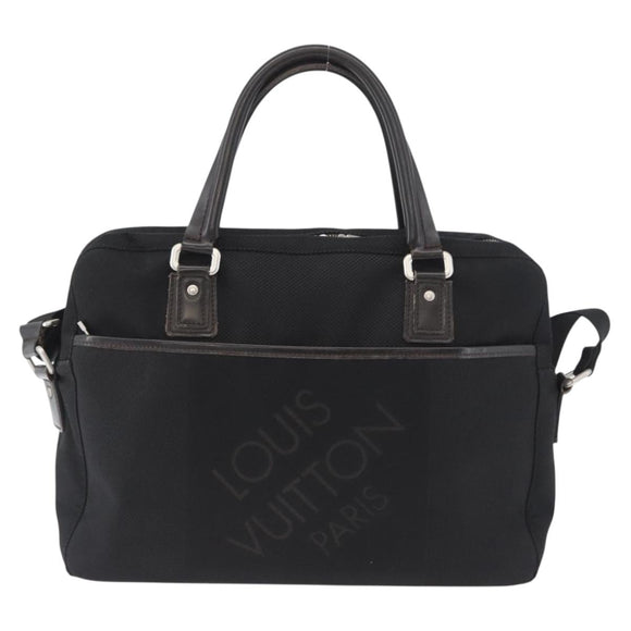 LOUIS VUITTON Damier Geant Yak Business Bag 2way Black Noir M93082 Auth ARZ127