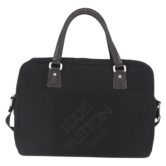 LOUIS VUITTON Damier Geant Yak Business Bag 2way Black Noir M93082 Auth ARZ127