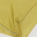 PRADA Tote Bag Nylon Yellow Gold Auth ARZ128-9
